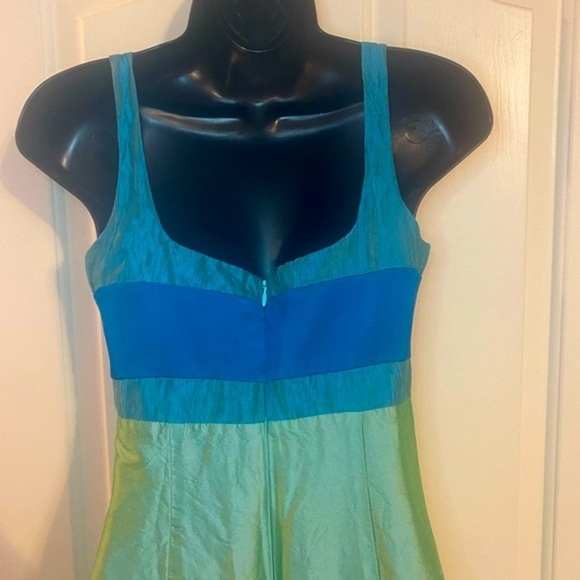 “NICOLE MILLER” Silk Tank Cocktail Mini-Dress - Picture 8 of 12